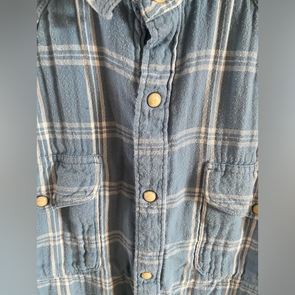 Lucky Brand Flannel Button Down Shirt - Picture 4 of 8